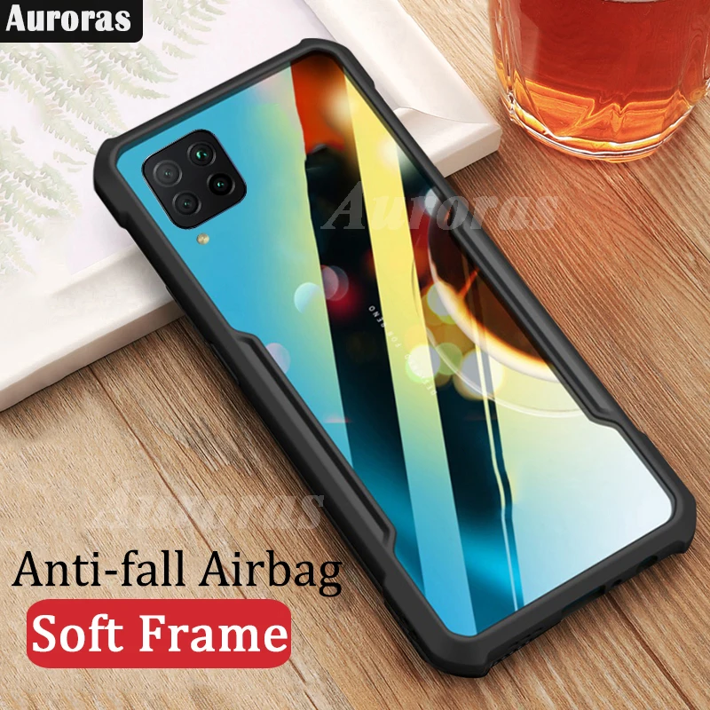 

Auroras For Samsung M33 5G Case Anti-fall Airbag Shockproof Clear With Soft Frame Cover For Samsung M23 M53 5G Phone Case