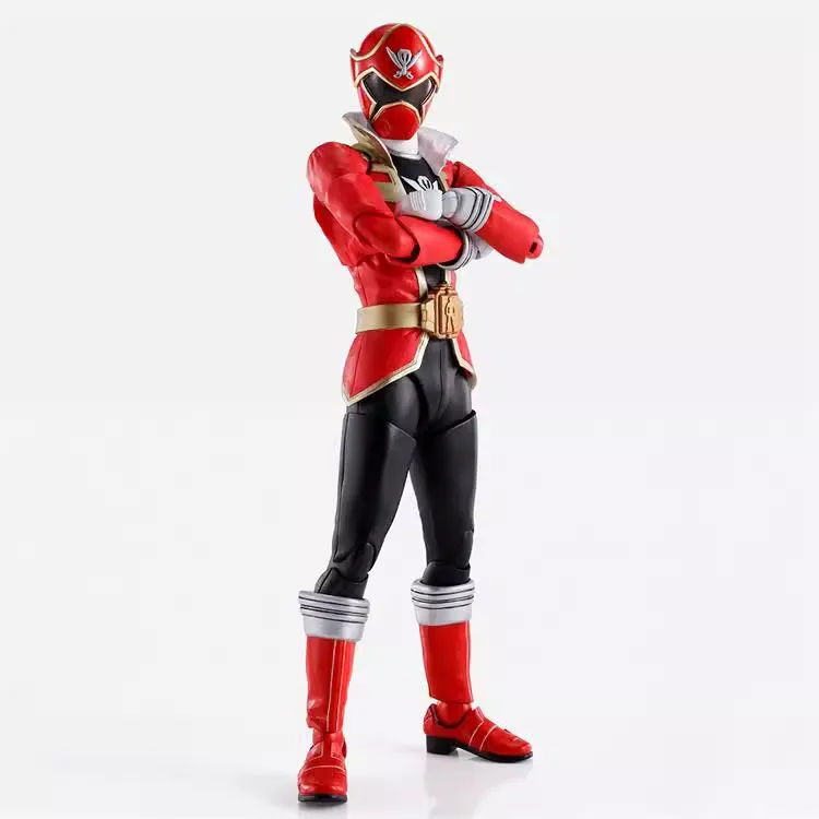 Фото Фигурки героев BANDAI SHF Shinkocchou Seihou Gokai Red, фигурки моделей S.H. Фигурок, активные игрушки, новые оригинальные фигурки №2