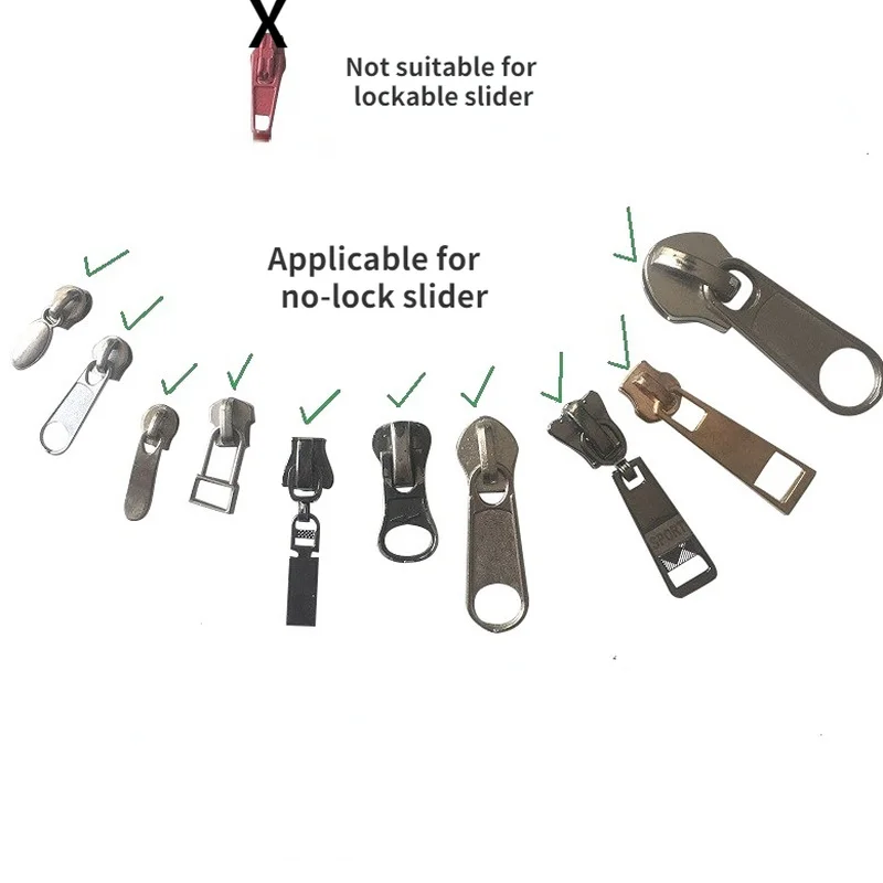 Скидка 3 #4 #5 #8 #10 # инструмент для застежки-молнии без блокировки с ручной установкой зажим ручной ключ гаечный ключ запатентованный продукт аксессу...