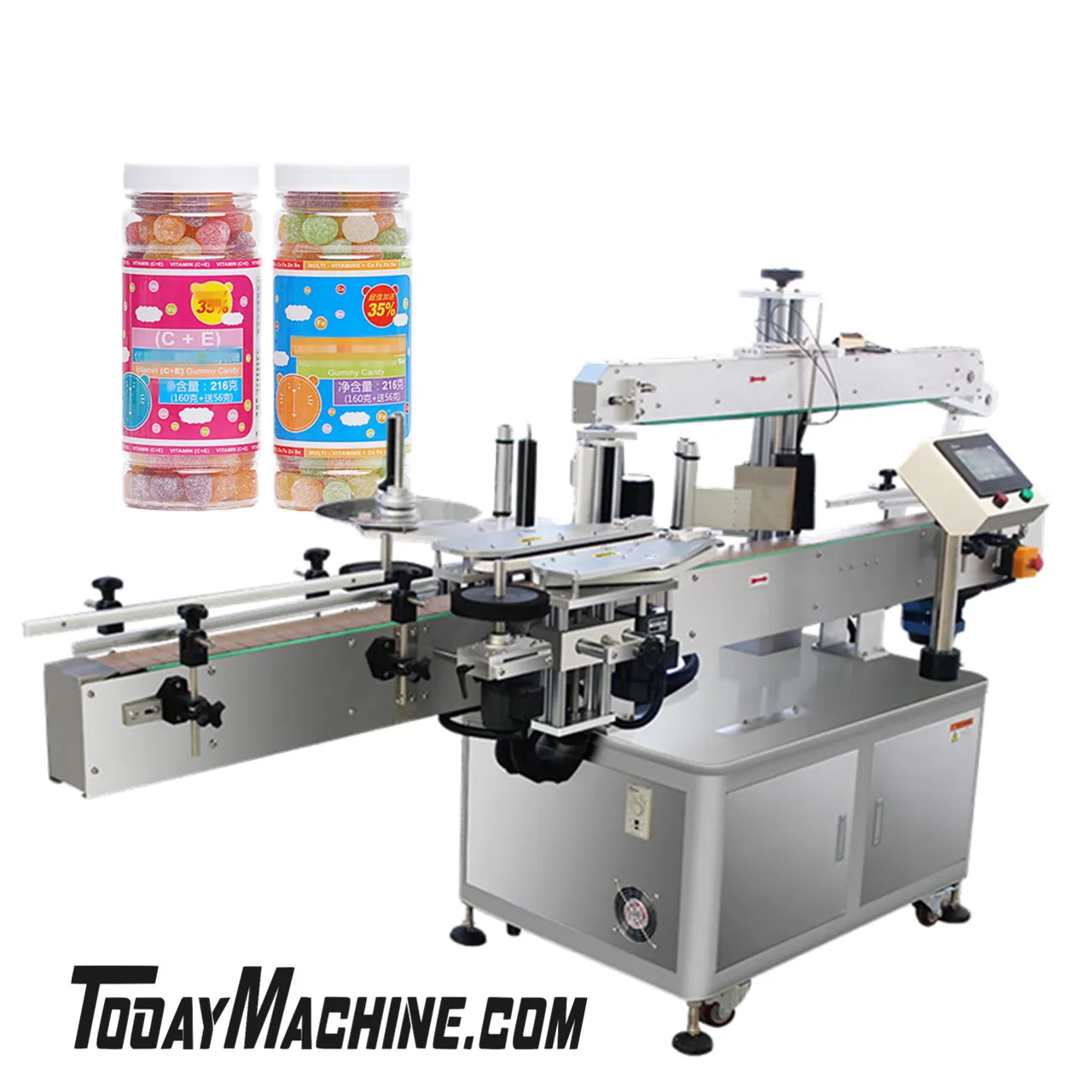 Автоматическая этикетировочная машина круглая квадратная бутылка