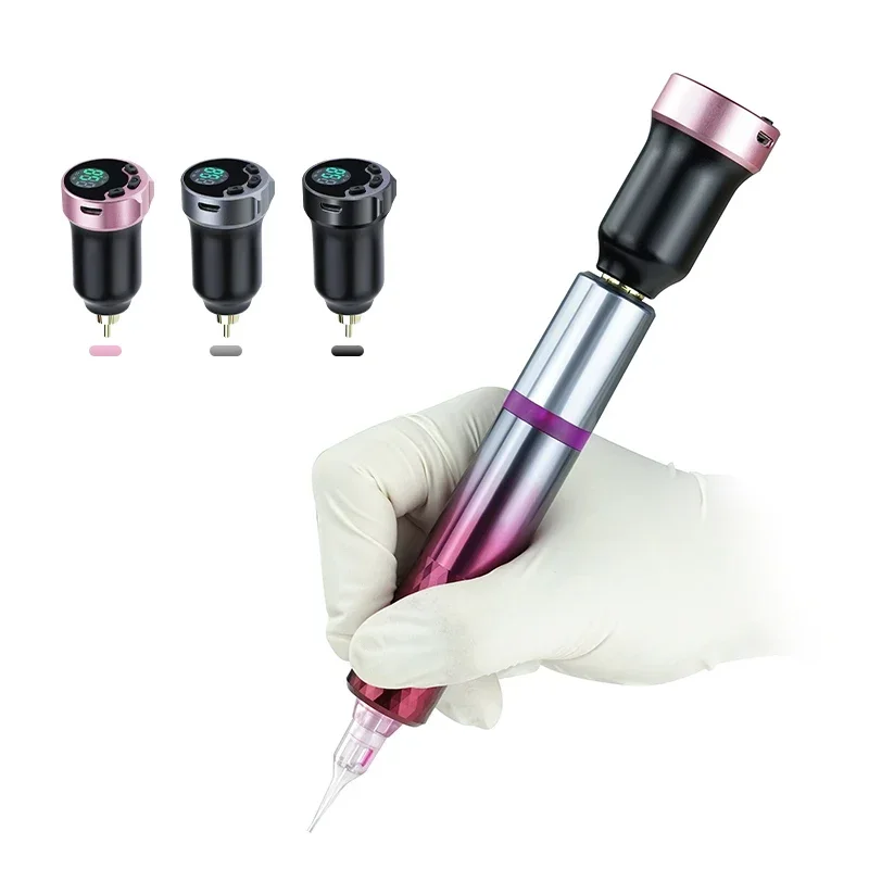 Фото Biomaser DC004 + TP009 беспроводная тату-машина роторная тату-машина ручка машина комплект тату-пистолет №5