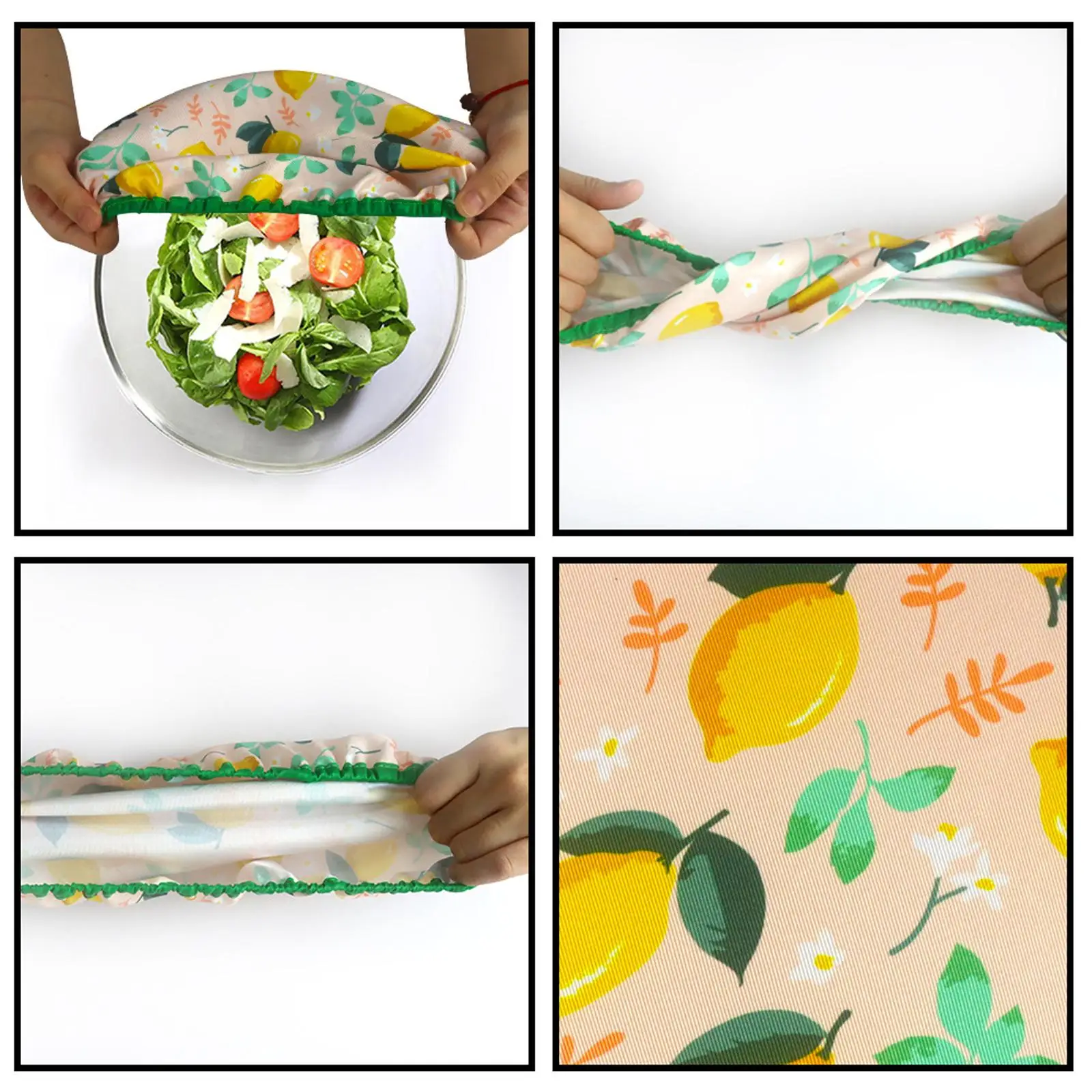 

3 Pieces Food Bowl Cover Food-Preservation Fresh-Keeping for Vegetable Party