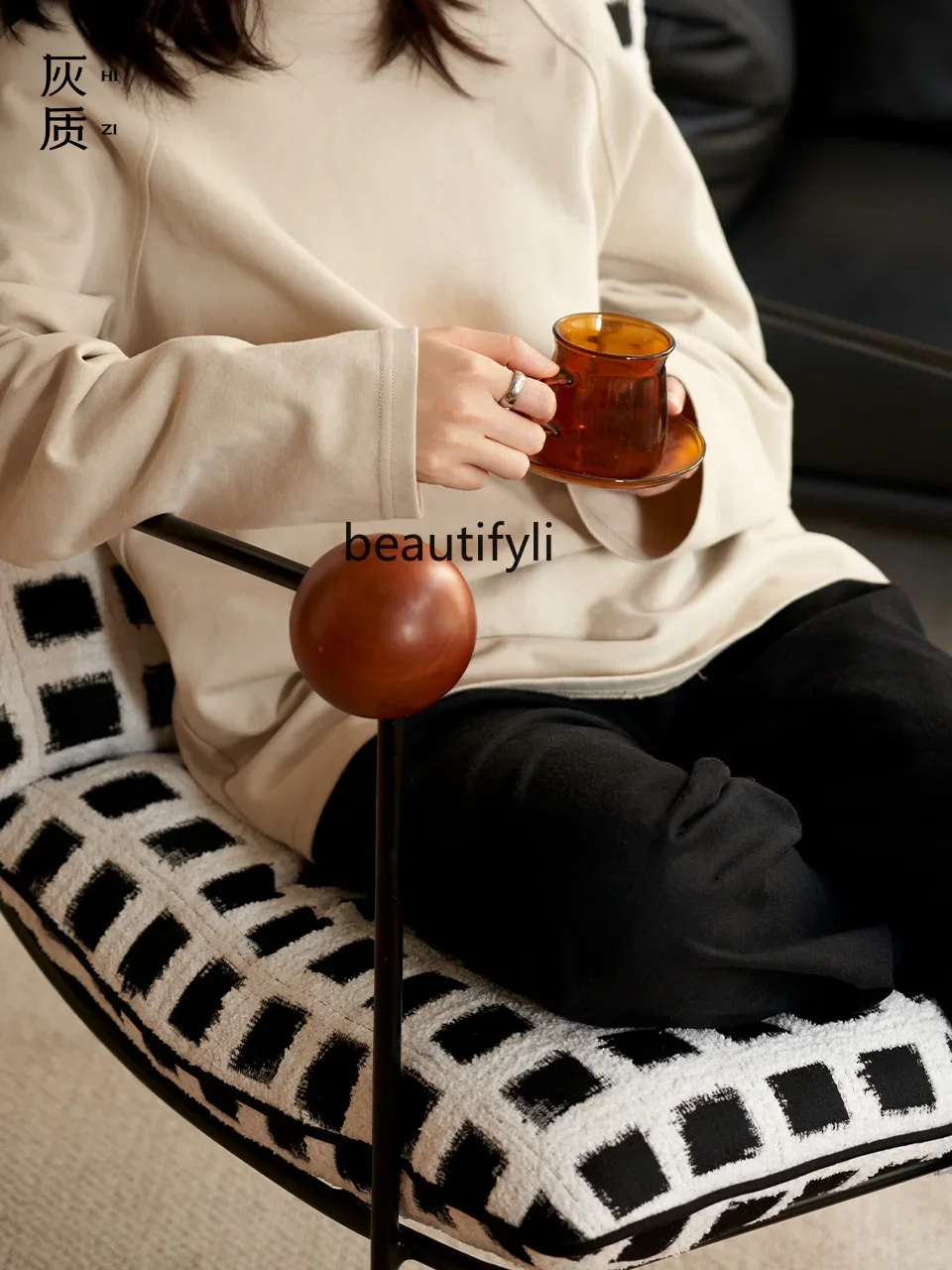 NNA Средневековый одноместный диван-кресло в стиле Баухаус простое ретро-кресло