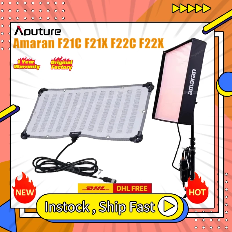 Aputure Amaran F21C/F21X/F22C/F22X светильник свет 2500-7500K 100/200W RGB полноцветная студийная лампа с