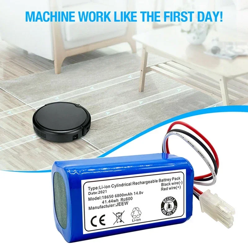 Ной аккумулятор 14 8 В 12800 мАч для Iclebo Arte YCR-M05 Pop YCR-M05-P Smart YCR-M04-1 YCR-M05-10 YCR-M05-30 YCR-M05-50 Li-Ion