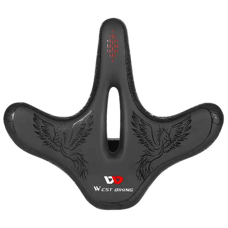 

Comfort Bike Seat Cushion Widened Leather Bicycle Saddle Cycling Seat Soft Cushion Pad Rear Seat For Bicycle Accessoriess