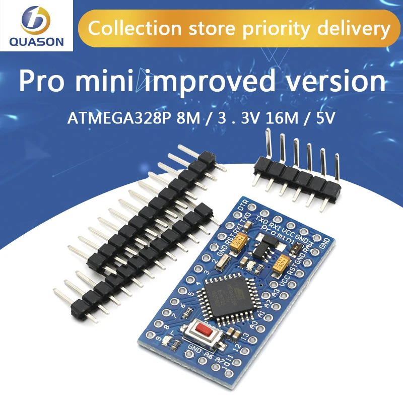 Pro mini Atmega328P/Atmega168PA-AU Mini 328 ATMEGA328 3 V 8MHz 5V 16Mhz для Arduino совместимый Nano CP2102 FT232RL |