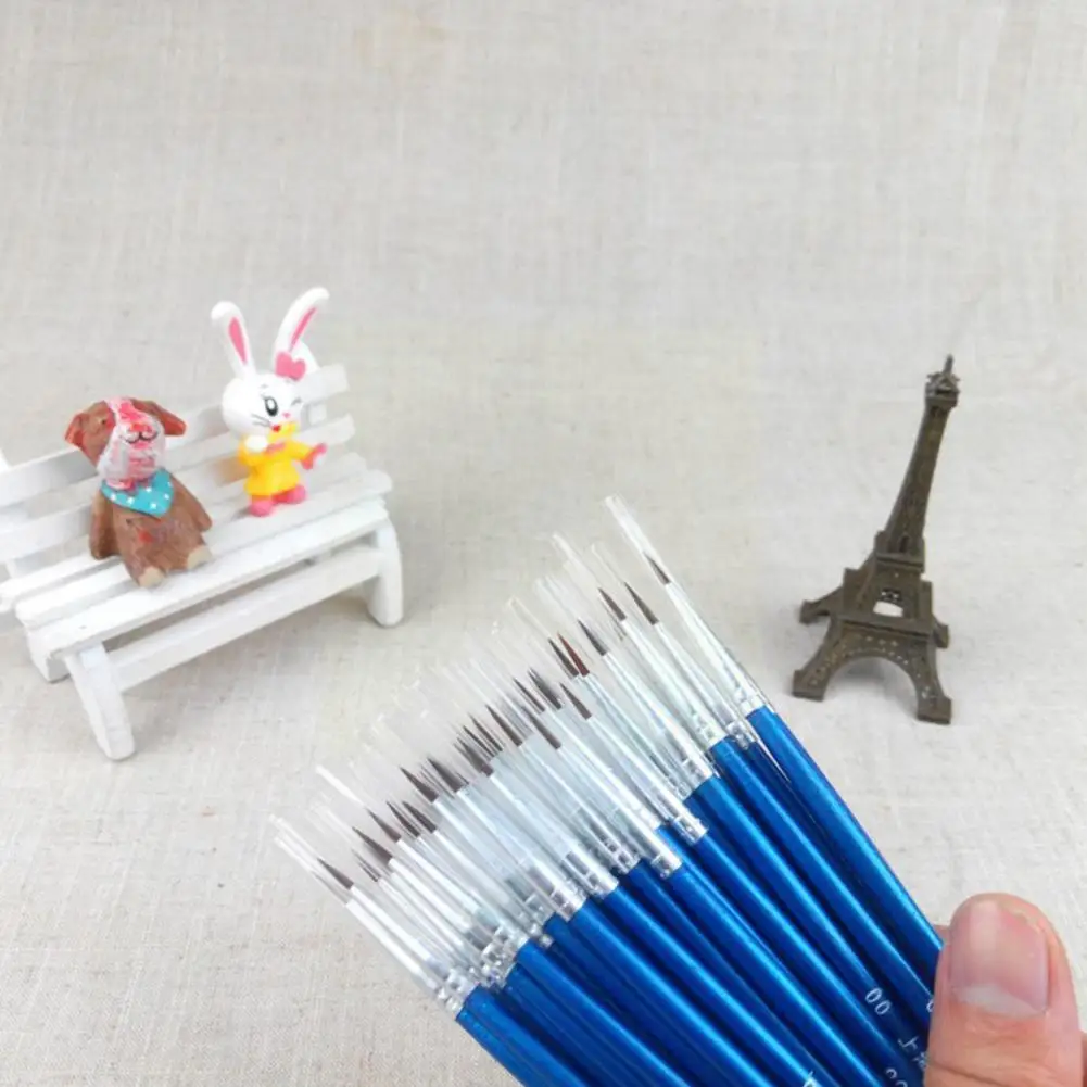 

100 Pcs/set Watercolor Gouache Paint Brushes Stroke Pen Hair Art Set Brush Painting Supplies Line Painting M2n8