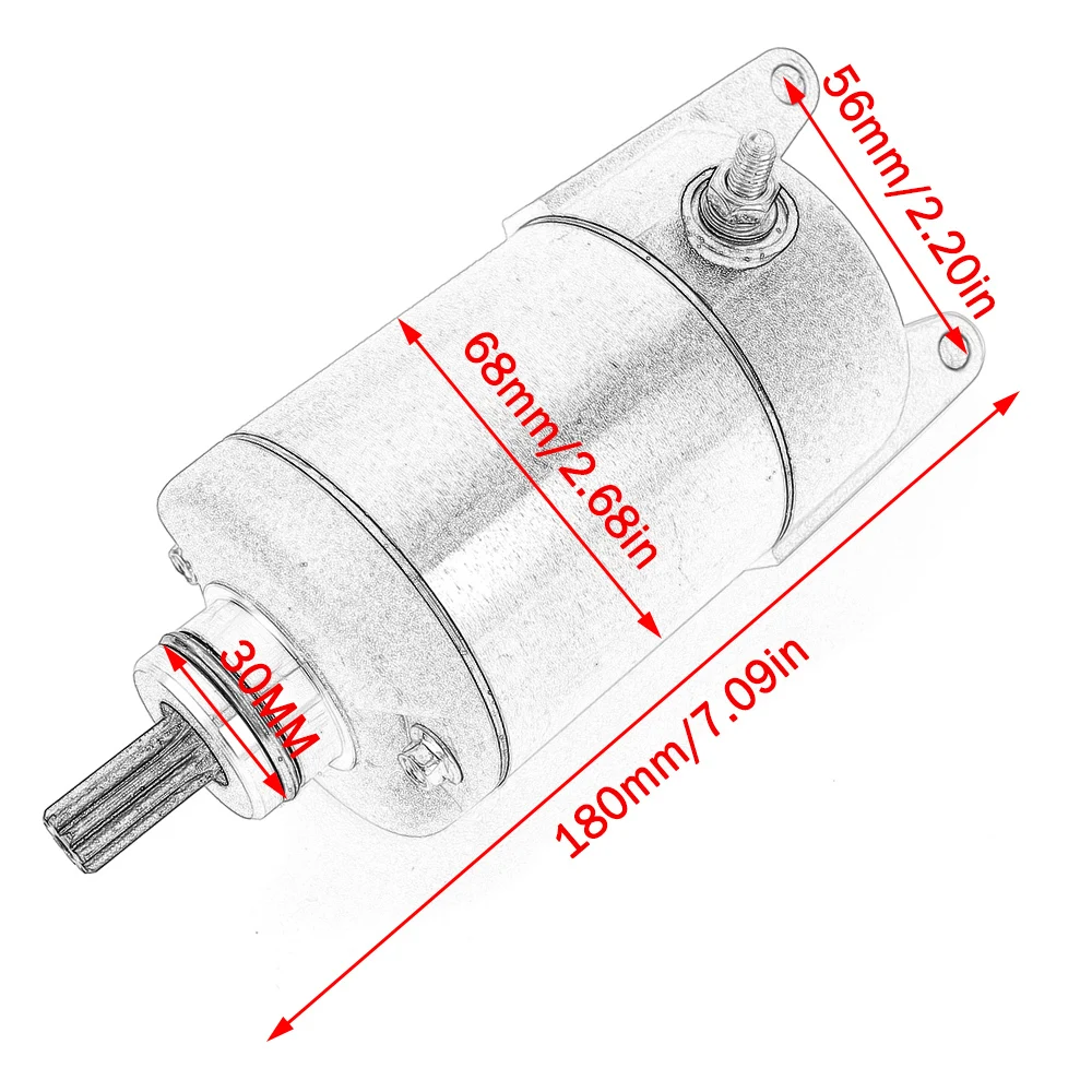 Стартовый двигатель для Kawasaki KLF400 Bayou 400 KVF 400 прерий 400 4X4 1997-2002 OEM 21163-1208