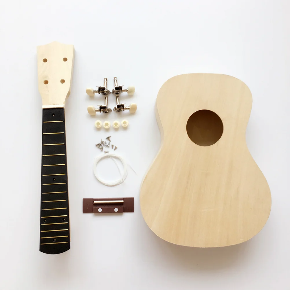 

21 Inch Ukulele DIY Kit Fun And Simple Hawaii Guitar Handmade Kit Scream