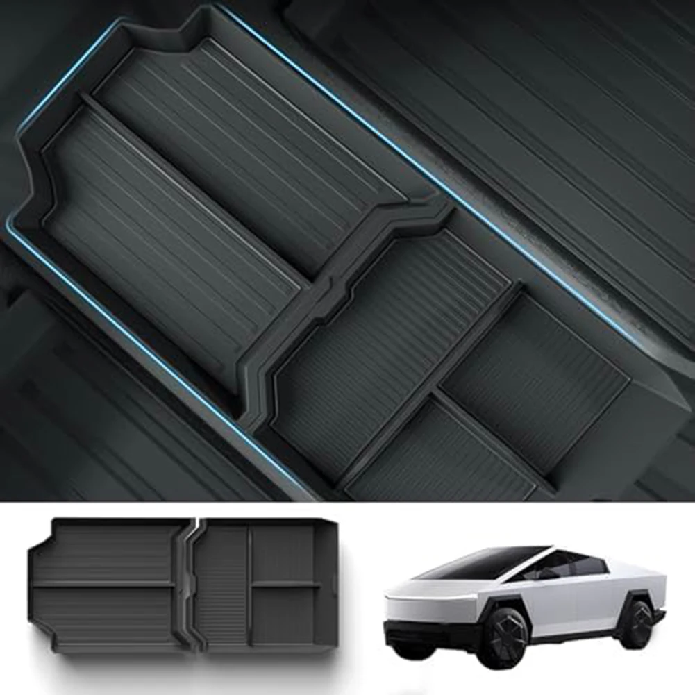 Автоматический лоток для напольной консоли органайзер ящик хранения Tesla Cybertruck 2024