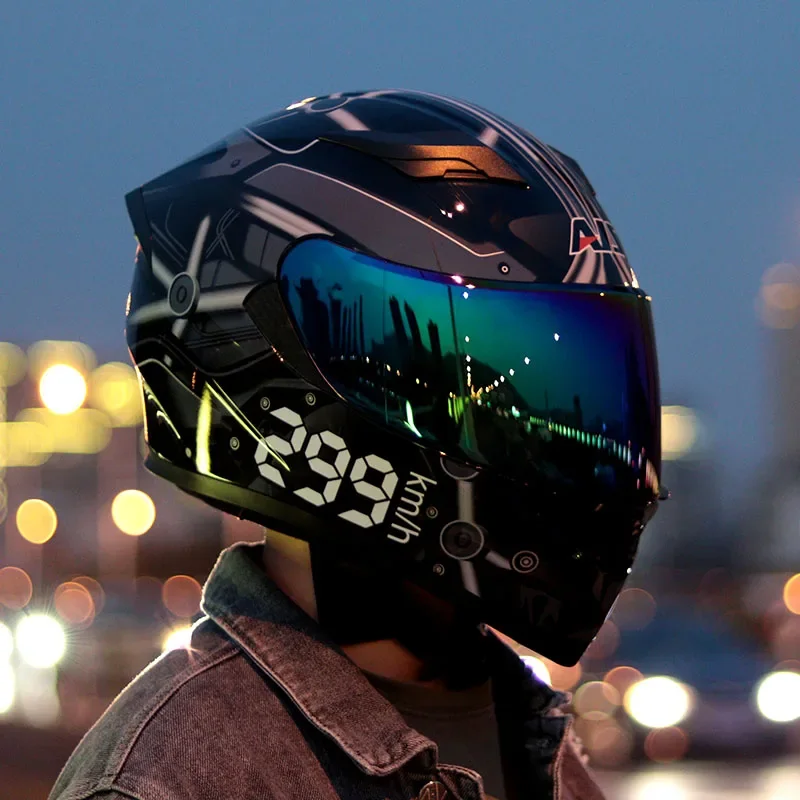 

Full Face Helmet Casco Moto Capacete Motorcycle Helmet Racing kask Casque Moto Full Face Kask Downhill DOT approved fa