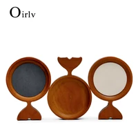 oirlv new product jewelry rack solid wood jewelry storage ornaments fish type ring necklace bracelet pedestal display props