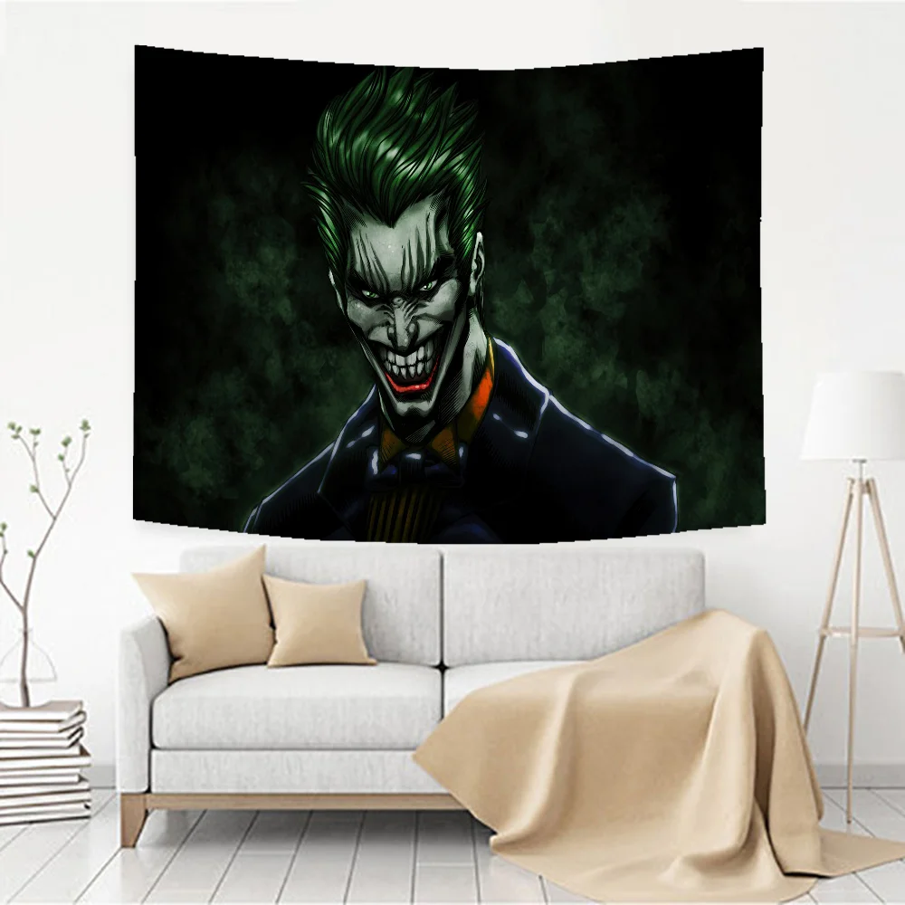 Cool-C-Clownes Аниме Гобелен Многоцветный Настенный Декор Полиэстер Хлопок Kawaii