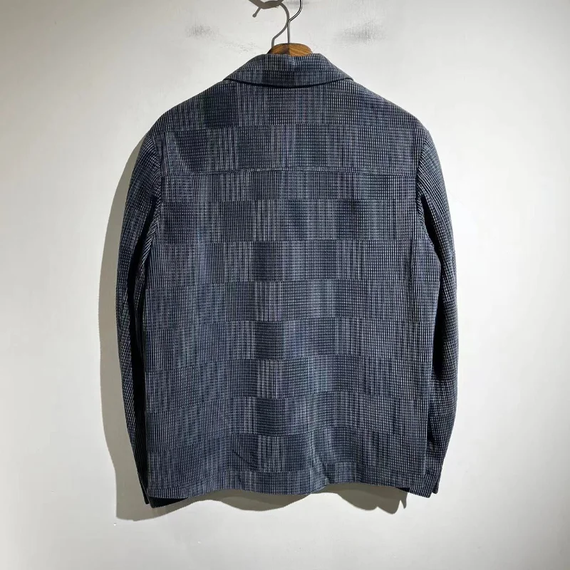 

Модная Вельветовая мужская куртка в простом стиле 2023ss, пальто с длинным рукавом, теплая ветровка, уличная одежда, одежда Techwear