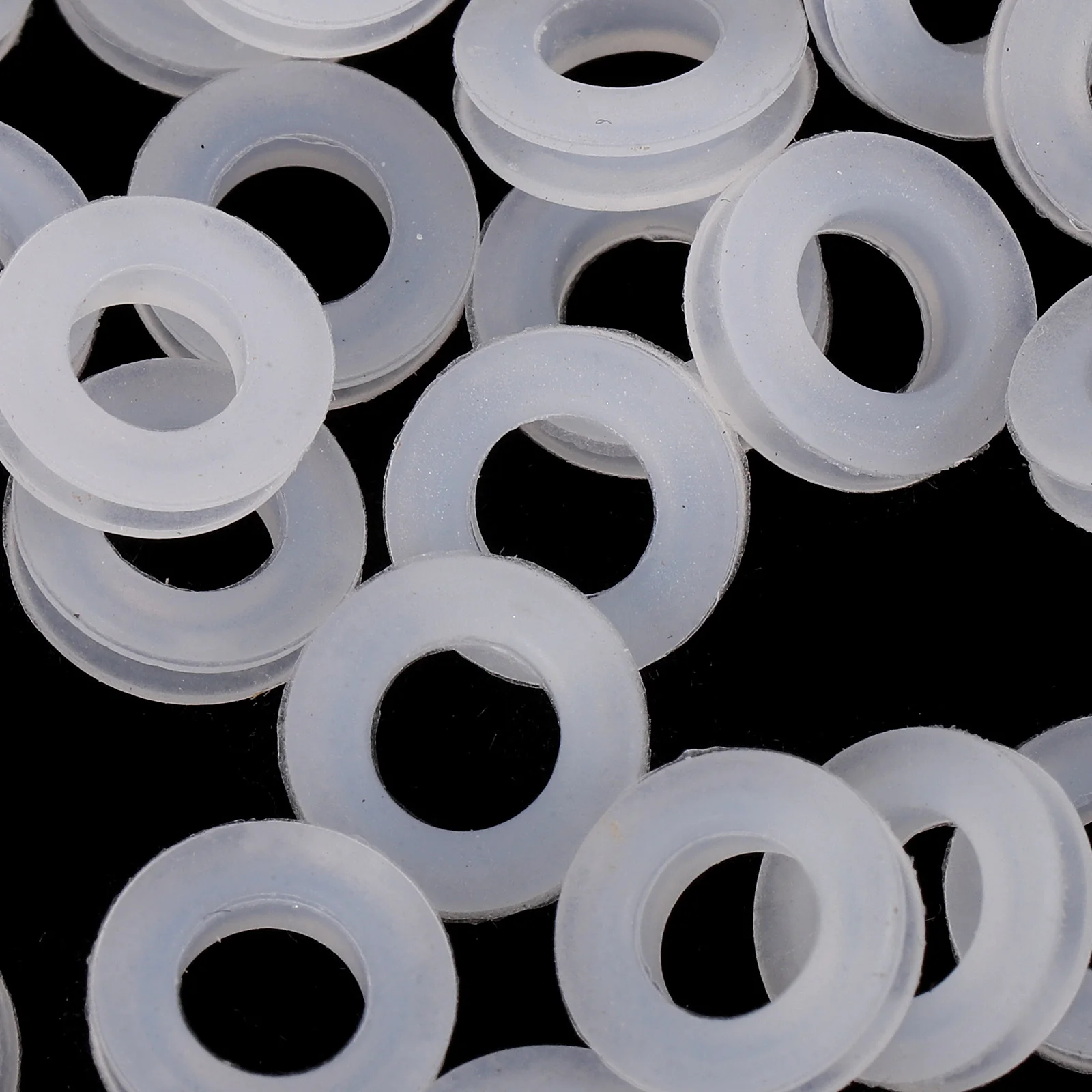 

100 Pcs Silicone Earrings Clip Mat Pad Manual Pain Reducing Transparent Accessories