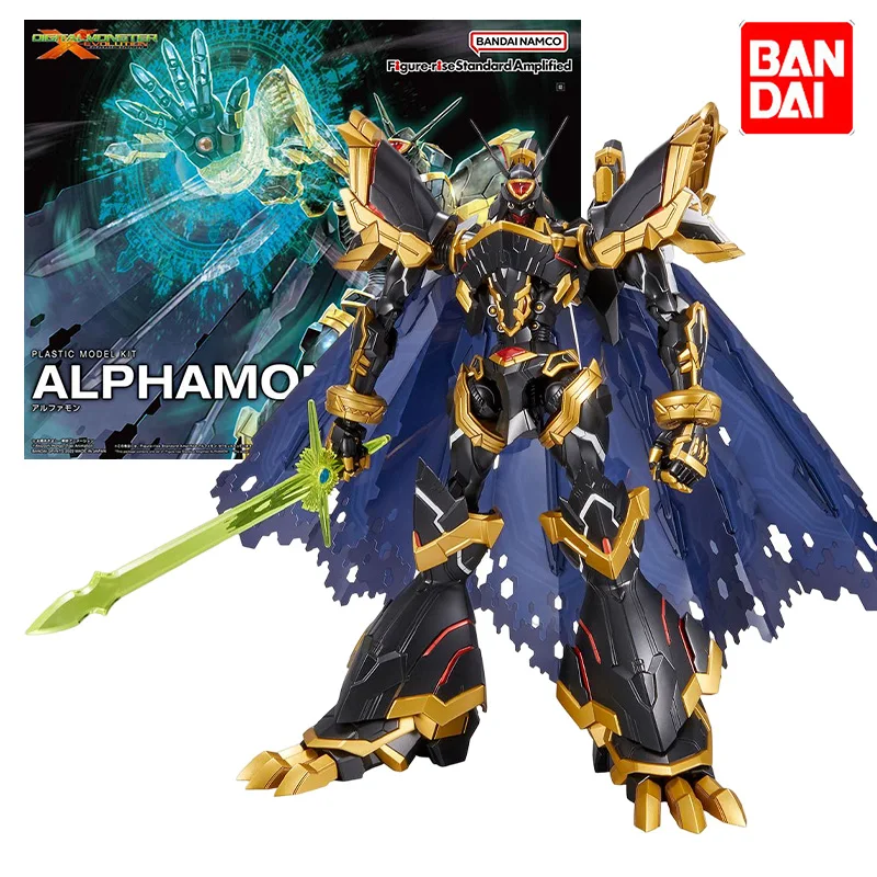Figure-rise Series Alphamon Anime Action Figure Assembly Mod
