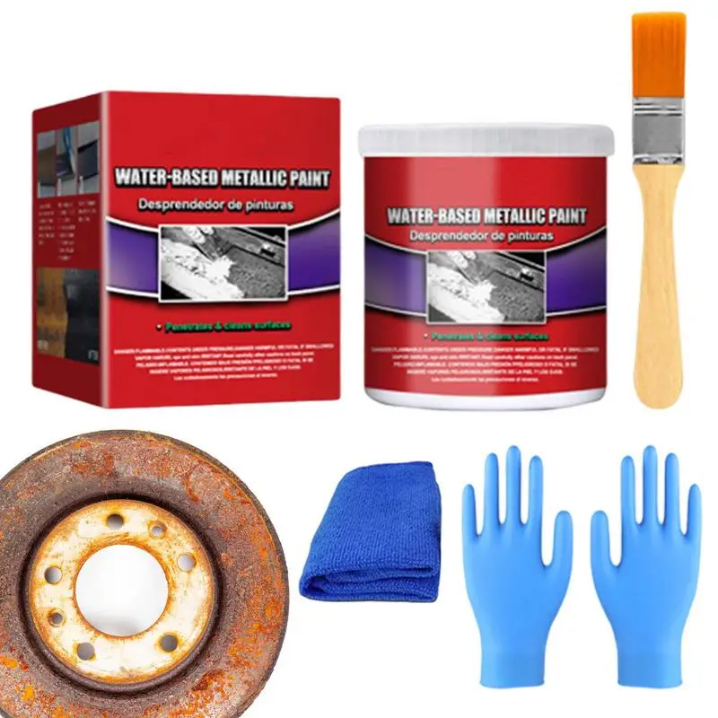 

Water-based Metal Rust Remover Rust Remover Paint Anti-Rust Effective Remover Paint With Brush For Car SUV Chassis Garage