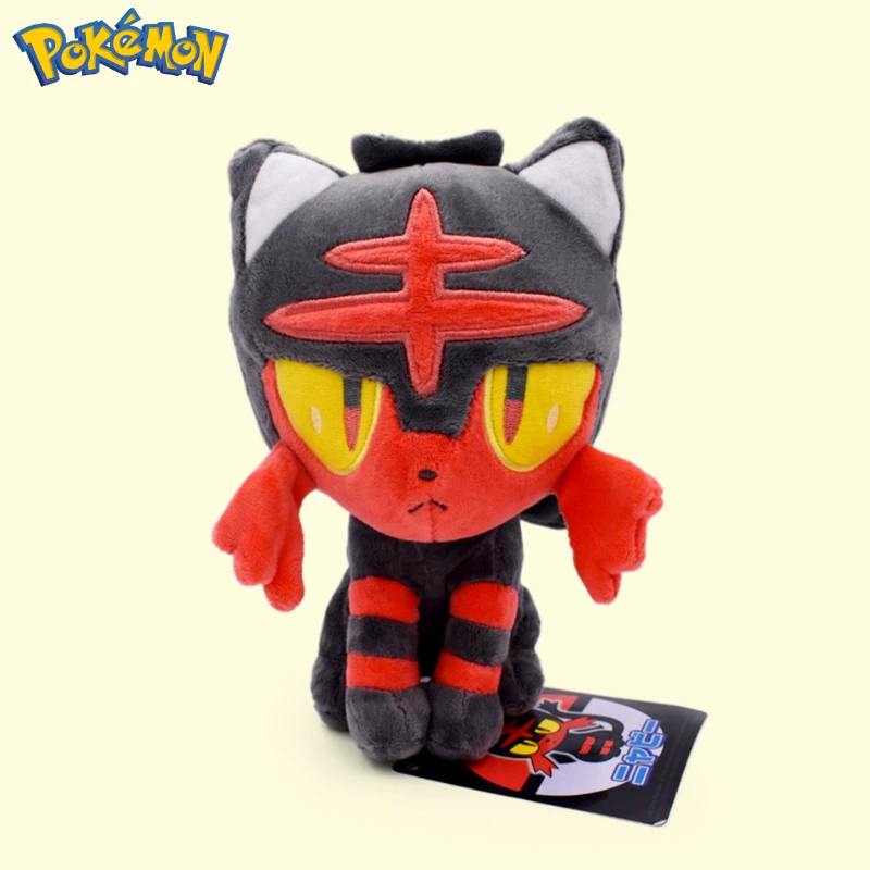 Серия Pokemon Litten плюшевая кукла анимация периферийные декоративные украшения
