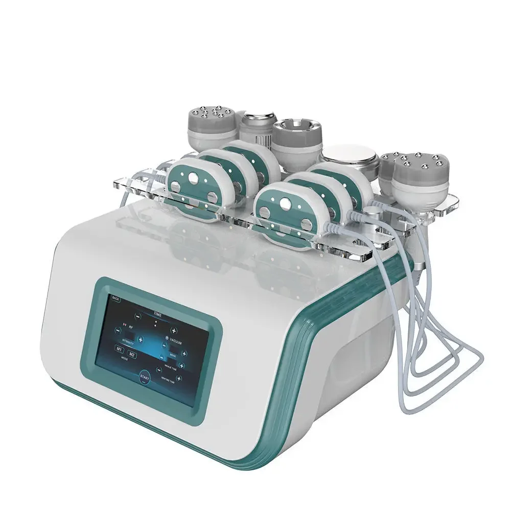 Портативная вакуумная кавитация 8 в 1 40K для скульптурирования тела liposuctiom mechina fet