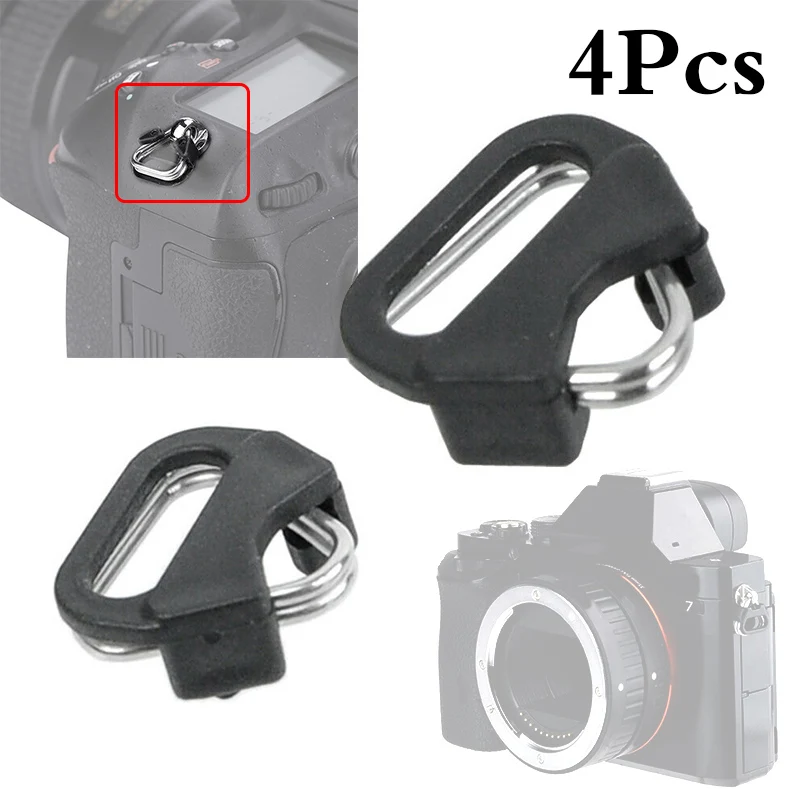 

4Pcs Belt Hook Camera Shoulder Strap Split Triangle Ring Replacement For Fujifilm Lecia Sony Olympus Pentax Triangular Rings