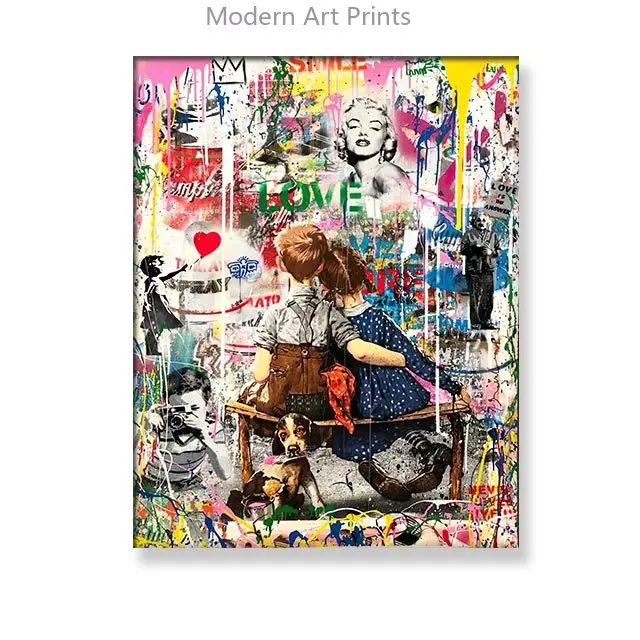 

Плакат Бэнкси Абстрактная Обезьяна