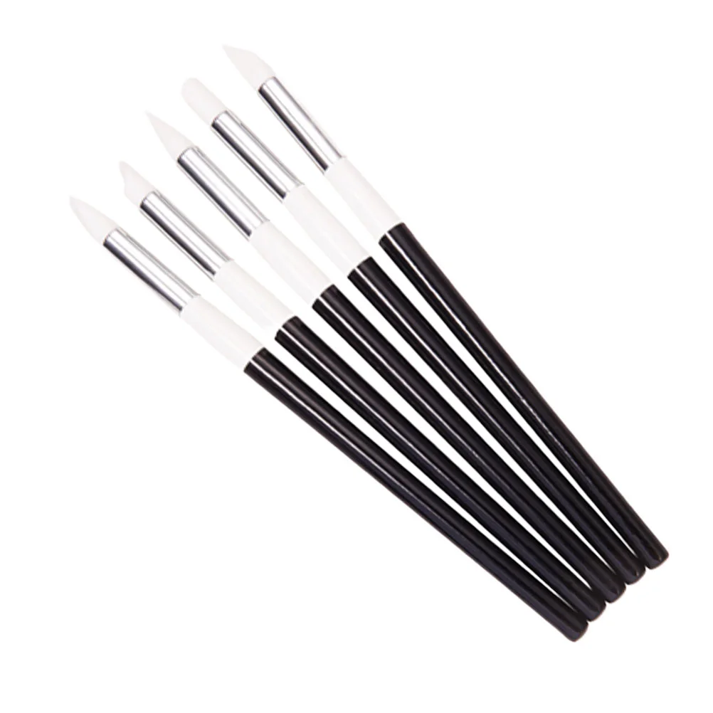 

Nailpen Brushes Tools Silicone Carving Manicure Brush Tooldotting Liner Accessories Polish Painting Kit Sculpture Design