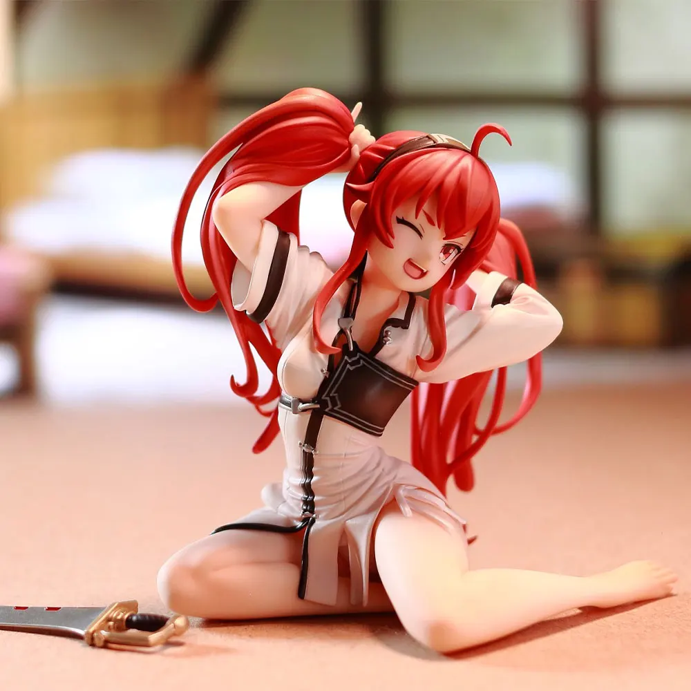Фото 11 см аниме Mushoku Tensei II ~ Isekai Ittara Honki Dasu фигурка Roxy Migurdia на коленях аниме модель игрушки коллекция подарков ПВХ №5