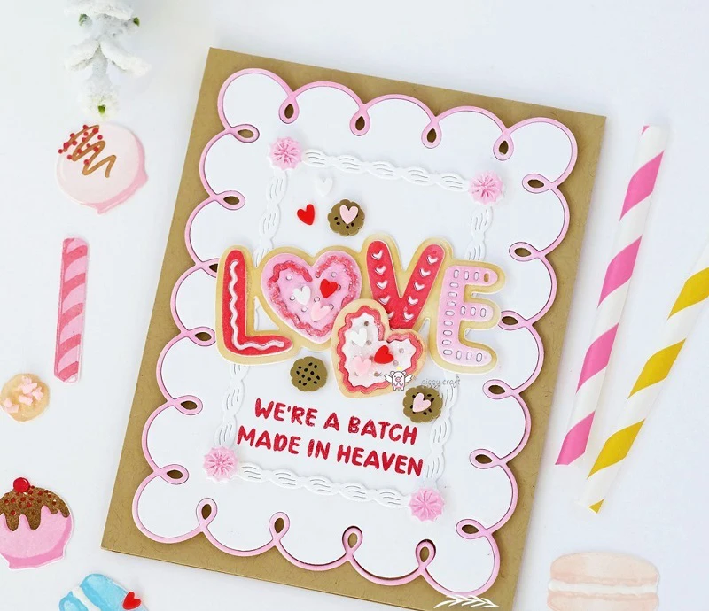 Ремесла Mmao Металлические Стальные режущие штампы фоторамка бумага для