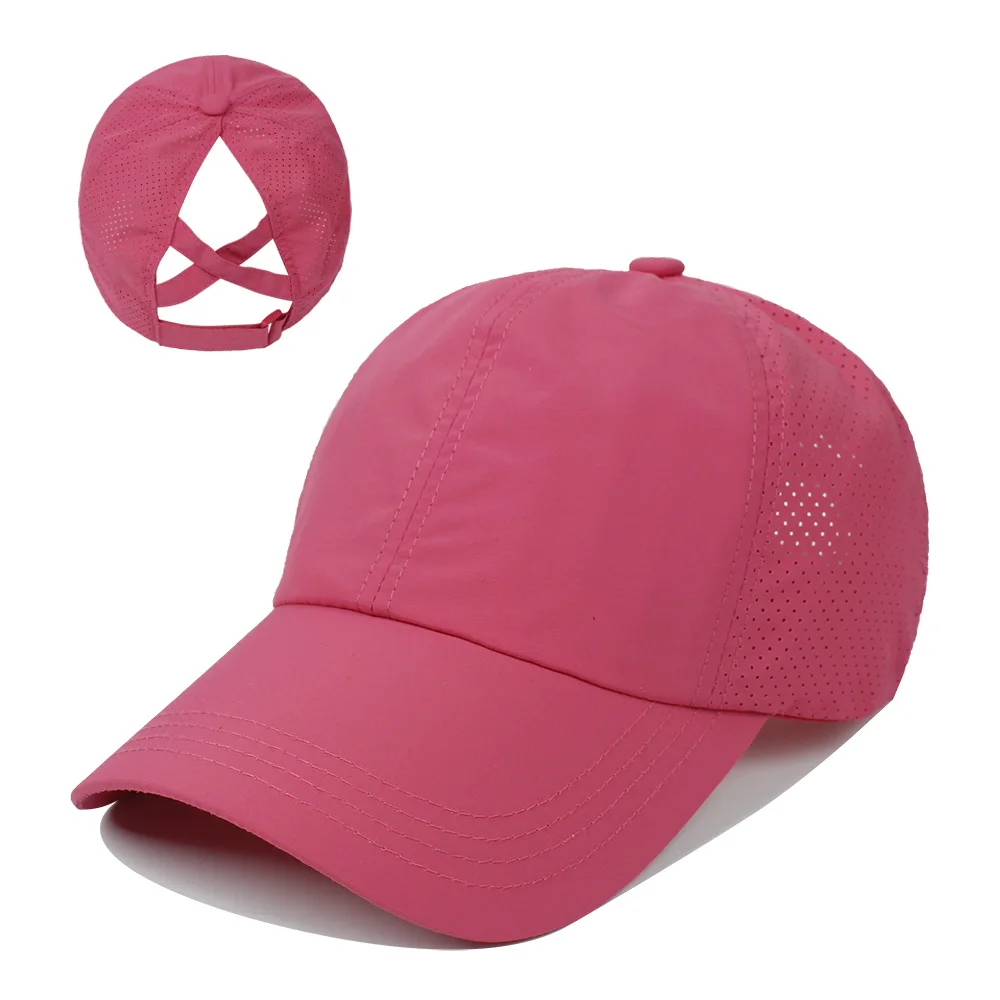 

2022 Baseball Cap Women's New Outdoor Sports Ponytail Baseball Cap Breathable Mesh Cap Gorras Hombre Hats for Men
