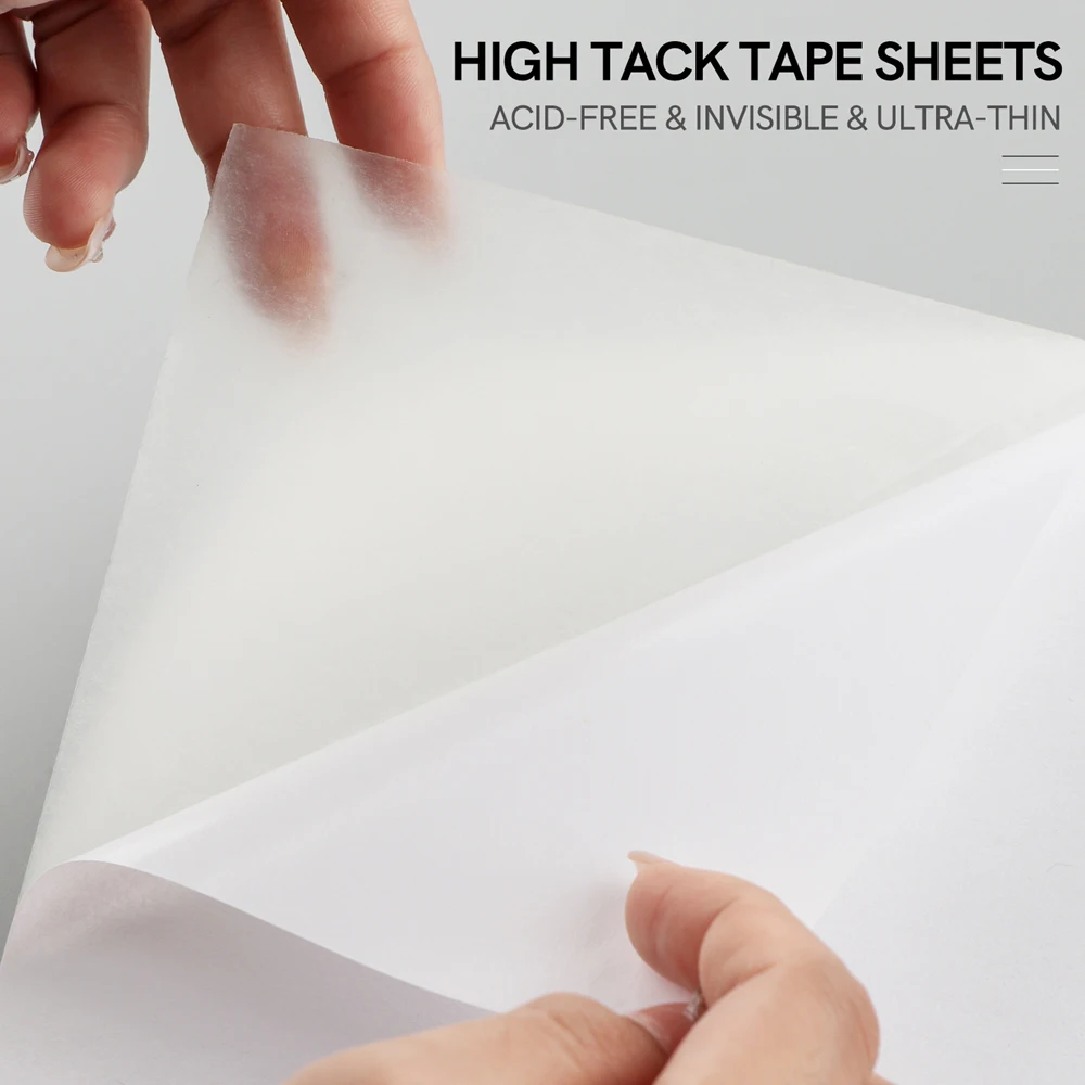 Многоцелевой прозрачный двусторонний клей наклейки листы изготовление карточек