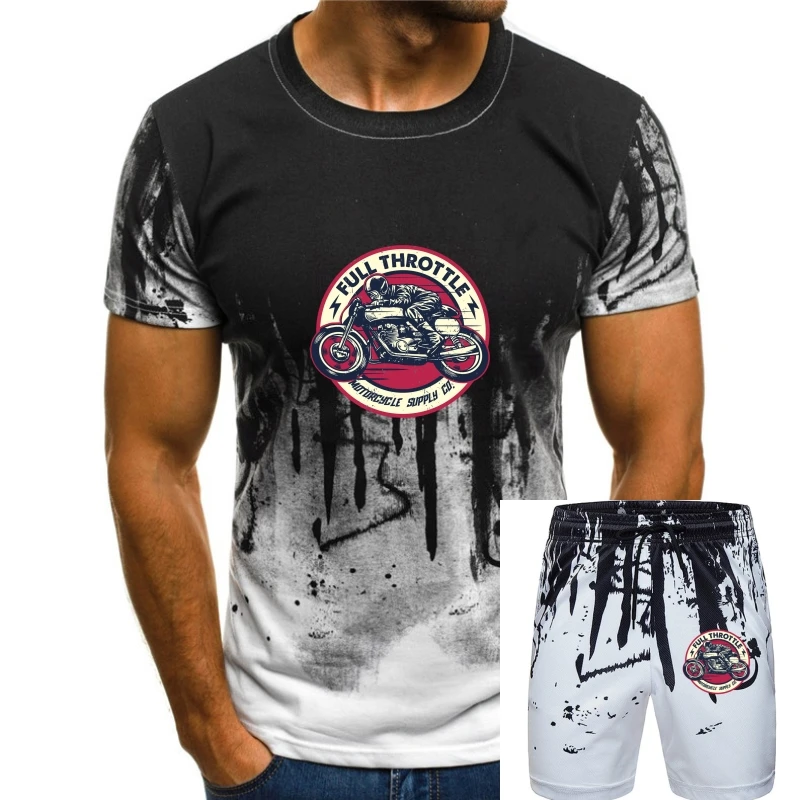 

Classic Cafe Racer Motorcycle Men'S Tee -Image By For Youth Middle-Age The Old Tee Shirt