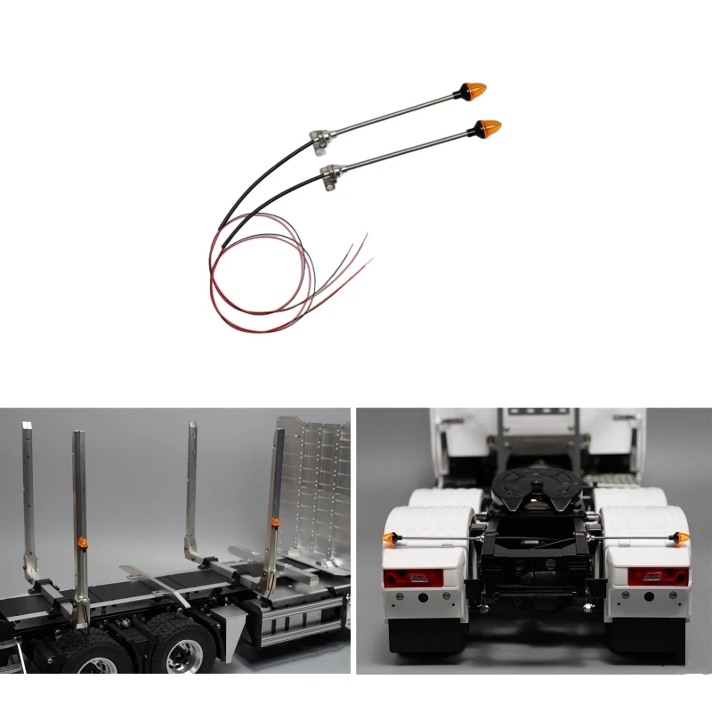 

New Spring lamp/Clearance lamp/Led Lights for 1/14 rc truck toys Tamiya Tractor Trailer lesu Dump Truck Modification