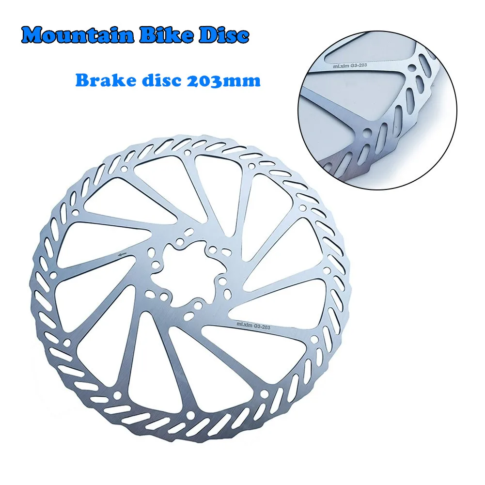 

Bike Threaded Hub Disk Disc Brake Rotor Adapter G3 203mm Hole Distance 44mm Hot Sale For -Shimano Alivio/Deore Disc Brake System