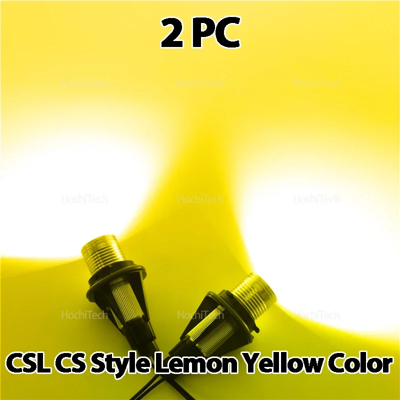 

BMW E87 E39 E60 E61 E63 E64 E65 E66 E53 CSL CS Стиль Мощные Светодиодные Дневные Ходовые Огни 20 Вт Пара Лимонно-желтые Ангел...