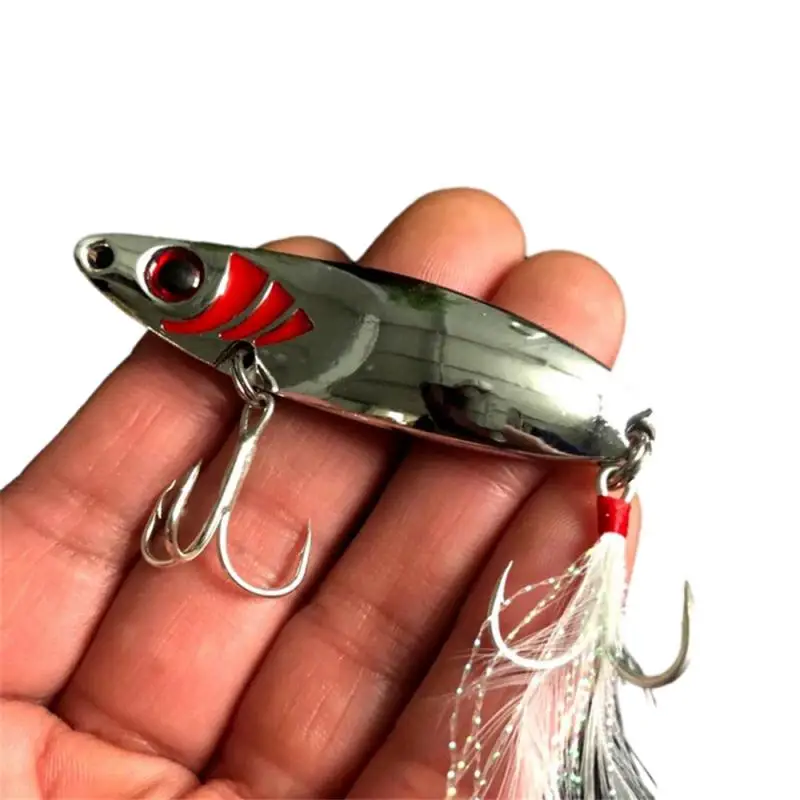 

Fake Bait Lure Spoon Metal Sequins Spinner Spoon Luya Fishing Hard Baits