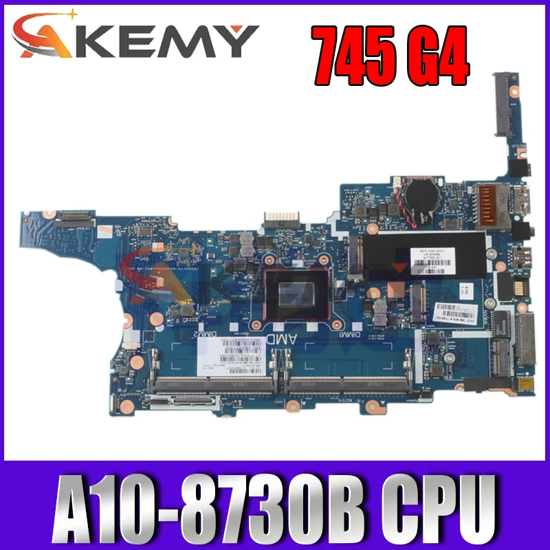 

For HP 745 G4 755 G4 Laptop Motherboard With A10-8730B CPU 915914-601 915914-001 DDR4 6050A2834601-MB-A01 100% Tested Fast Ship
