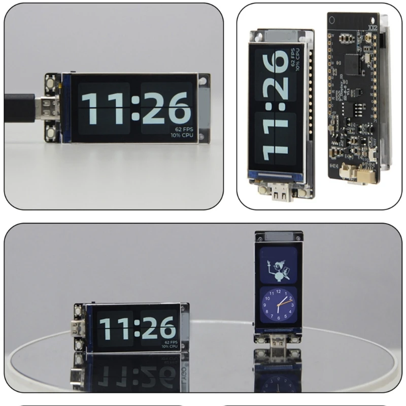 

Беспроводной модуль R91A T-Display-S3, макетная плата с ЖК-дисплеем, Wi-Fi, BT5.0, ESP32-S3R8, двухъядерный LX7, микро-профессор, USB, Li, двойная мощность