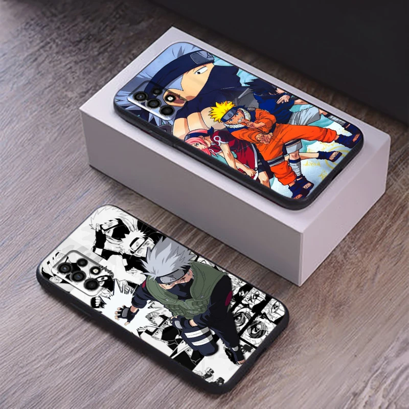 

NARUTO Anime Phone Case For Samsung Galaxy S10 Lite S10E S10 5G S10 S9 S8 Plus Coque Soft Silicone Cover Back Carcasa Black