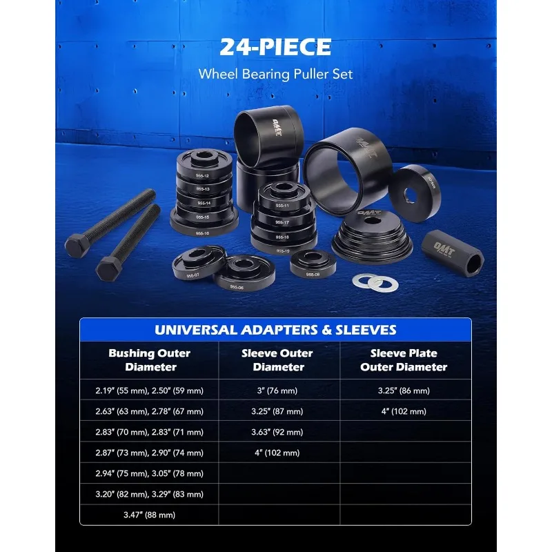 Комплект для прессования подшипника колеса снятия и установки переднего привода