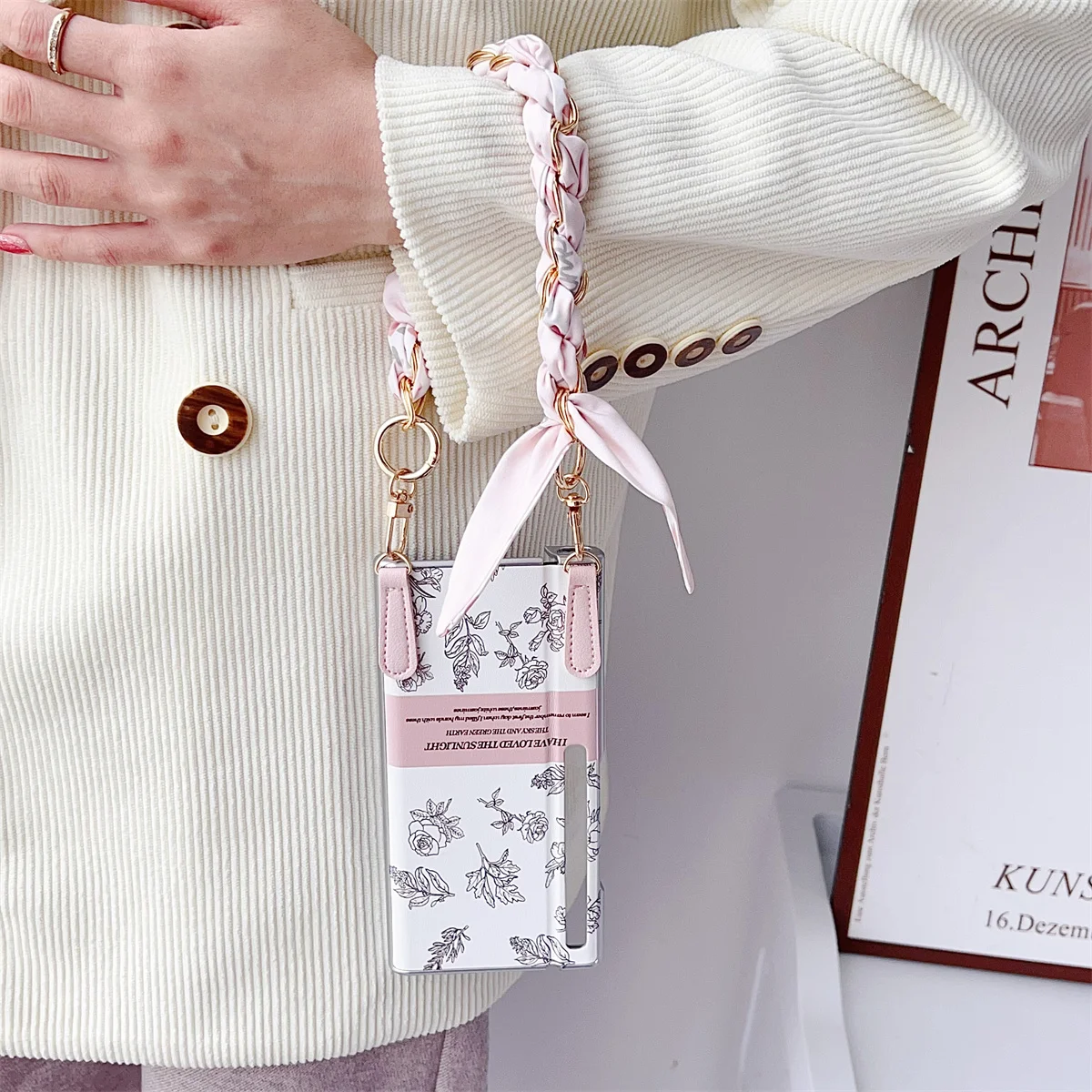 Чехол для телефона с цветочным рисунком HuaWei Mate XS2 PC Hard Shell XS 2 защитный чехол