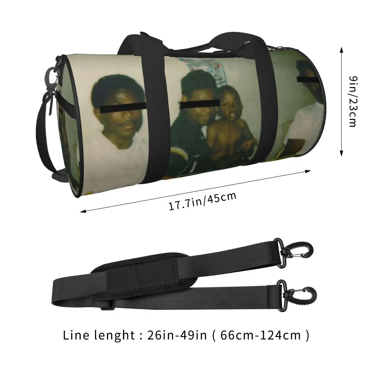 Good Kid Maad City Спортивные сумки kendrick lamar рэп Тренировочная спортивная сумка Большие