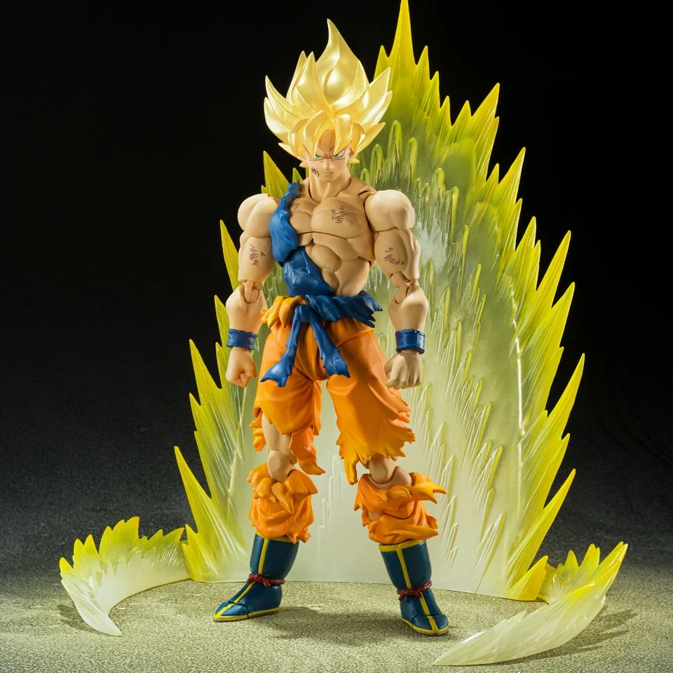 

Bandai S.H.Figuarts Dragon Ball Son Goku Battle Damage Form Exclusive Edition TNT15th Action Figure Toy Model Gift