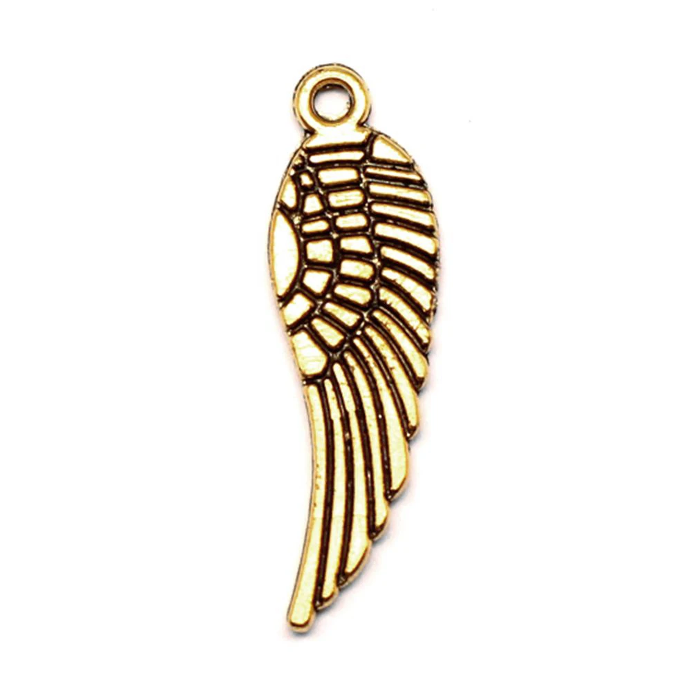 

10 pieces 10x31mm Wings charms Jewelry making best gift