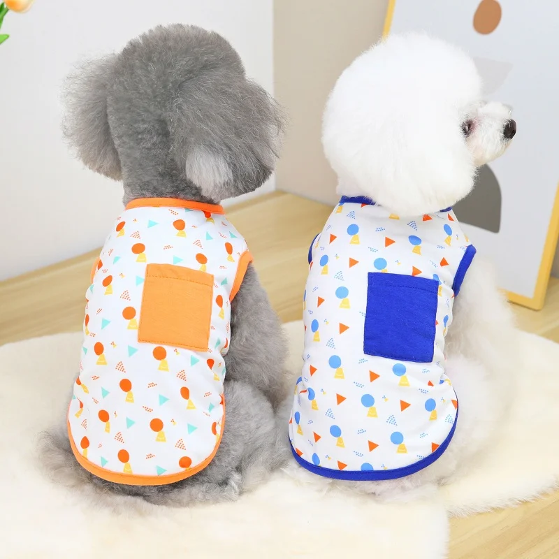 

Весенняя футболка для собак, Симпатичные жилеты с рисунком звездного неба, тонкая футболка для чихуахуа, для маленьких щенков, собак, кошек, ...