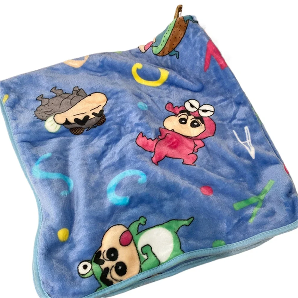 Аниме Мультфильм Crayon Shin Chan Kawaii печать одеяло стиль плюшевый подарок