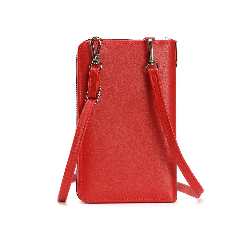 Женский кошелек на одно плечо сумка через для сотового телефона модный