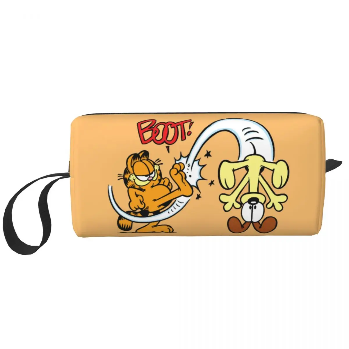 

Женская косметичка большой вместимости с рисунком кота