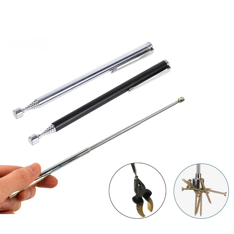 Mini Portable Telescopic Magnetic Magnet Pen Handy Tool Capacity For Picking Up Nut Bolt Extendable Pickup Rod Stick