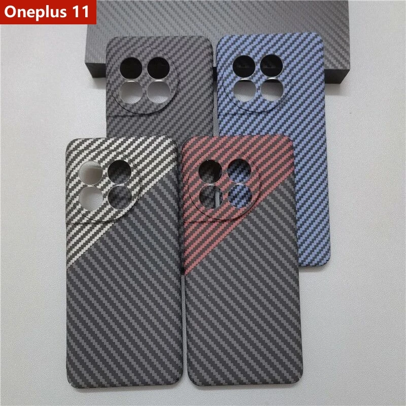 

Матовый Жесткий чехол для телефона Oneplus 11 из углеродного волокна с текстурным рисунком для Oneplus 11, Тонкий Ультратонкий бампер One Plus 11